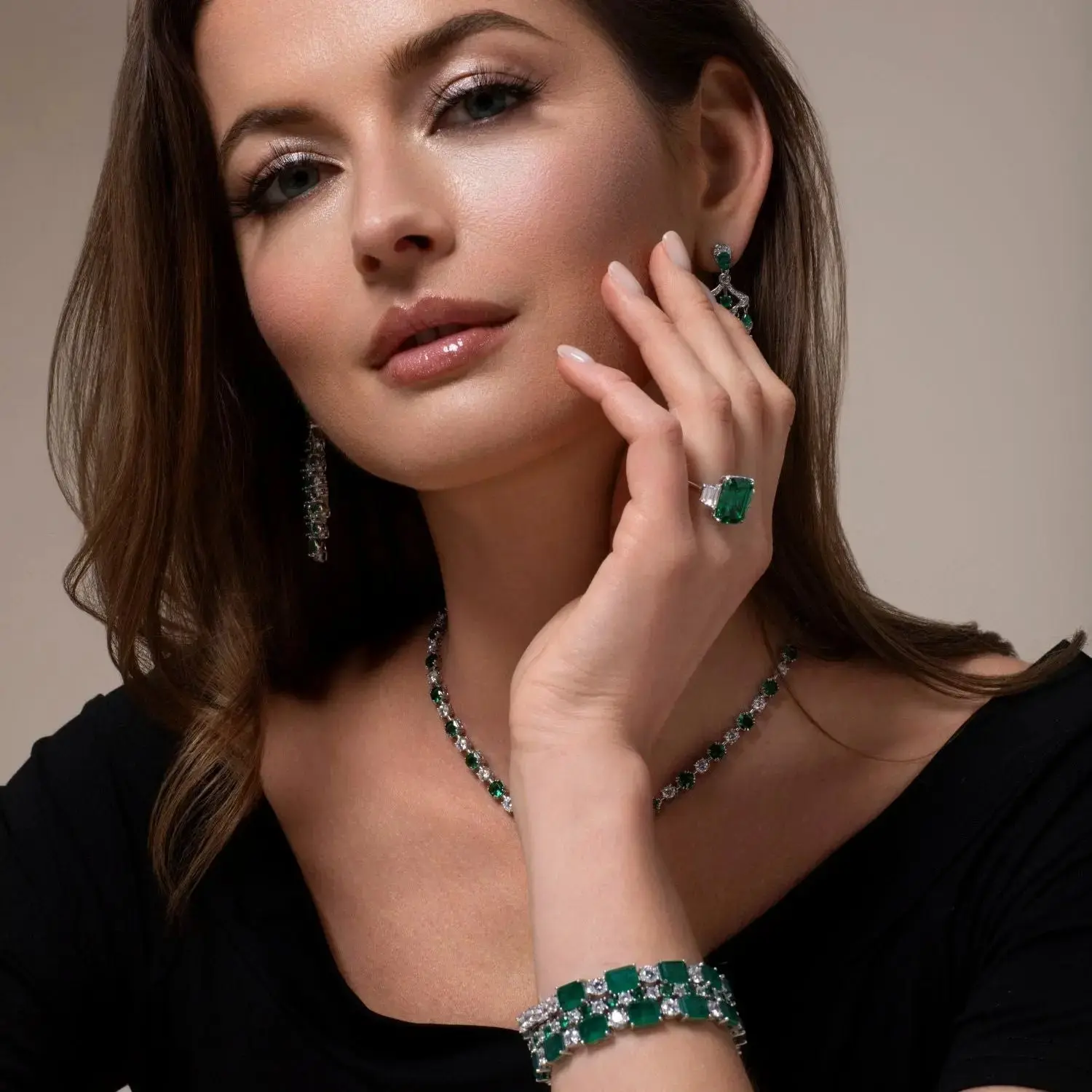 3 Stone Natalie Ring - Image 3
