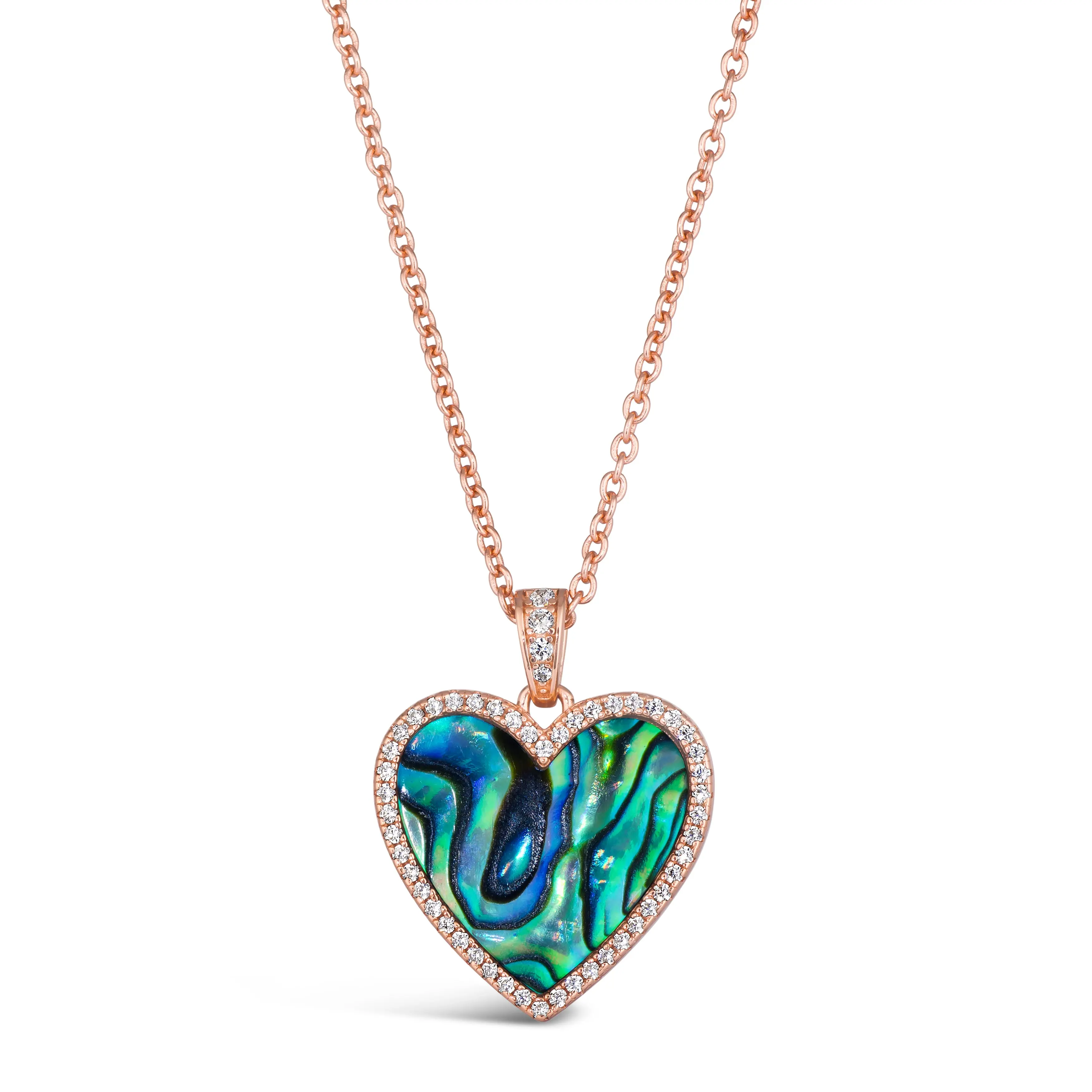 Abalone Heart Necklace - Image 3