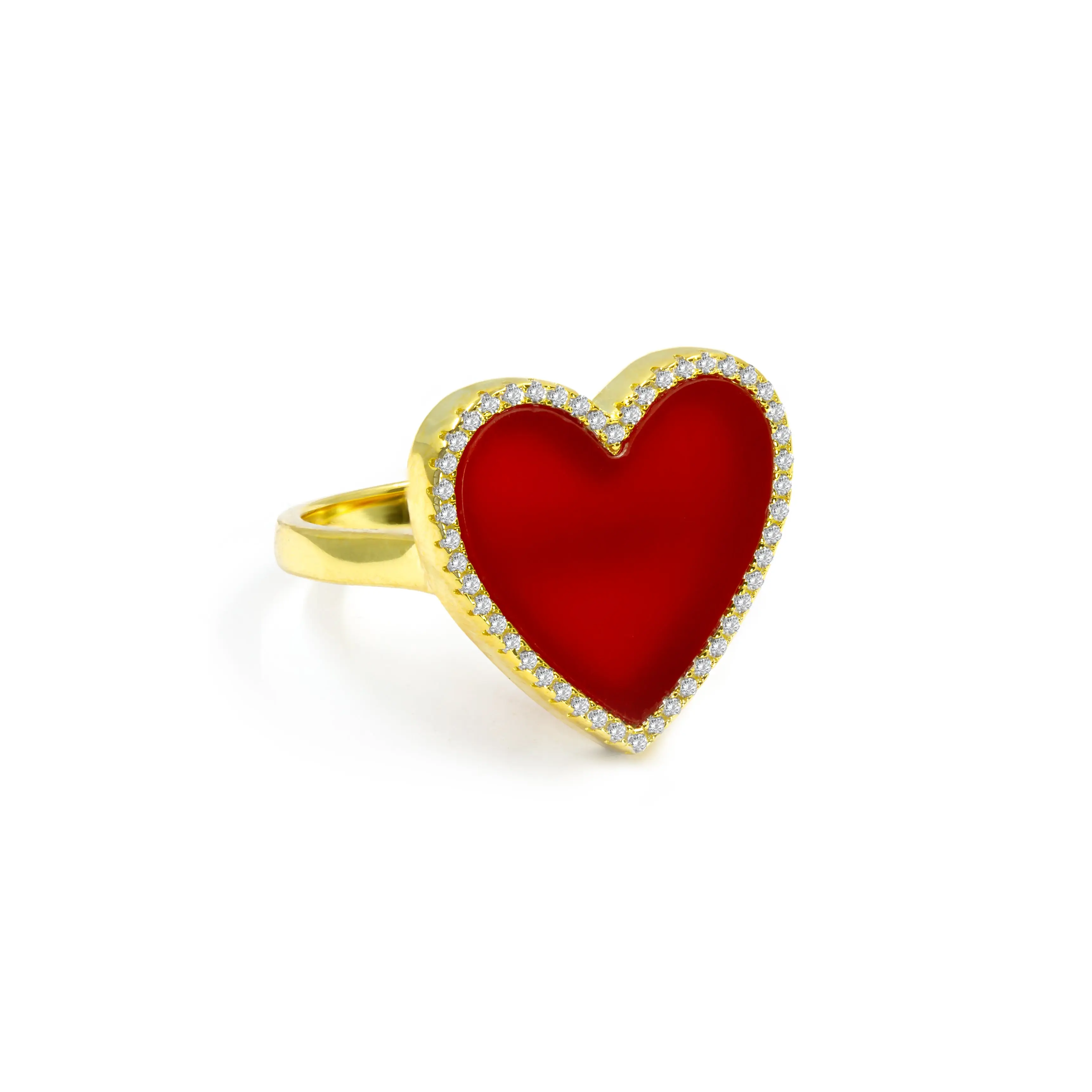 Carnelian Heart Shaped Ring - Image 3