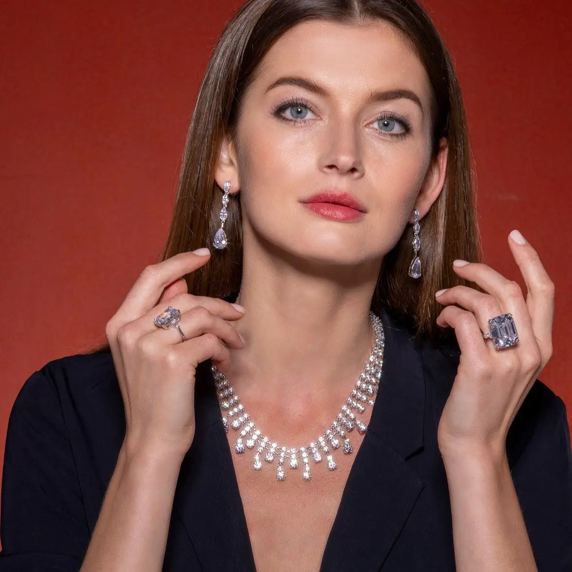 Caroline 52 Carat Diamond Crystalline Choker - Image 3
