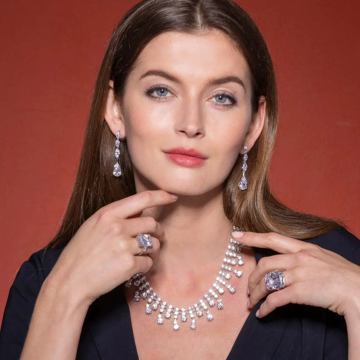 Caroline 52 Carat Diamond Crystalline Choker - Image 4