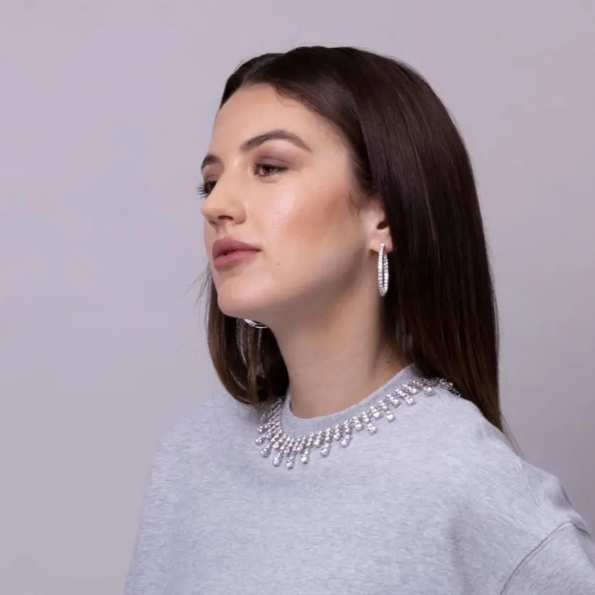 Caroline 52 Carat Diamond Crystalline Choker - Image 6