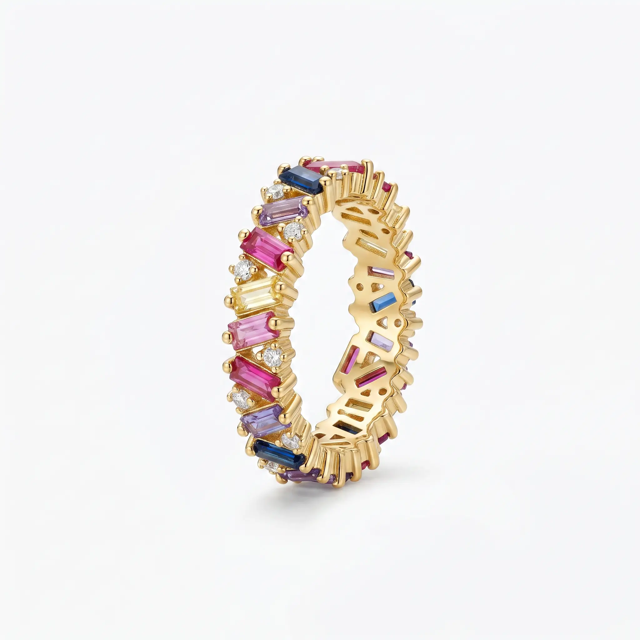 Confetti Baguette Eternity Ring - Image 3