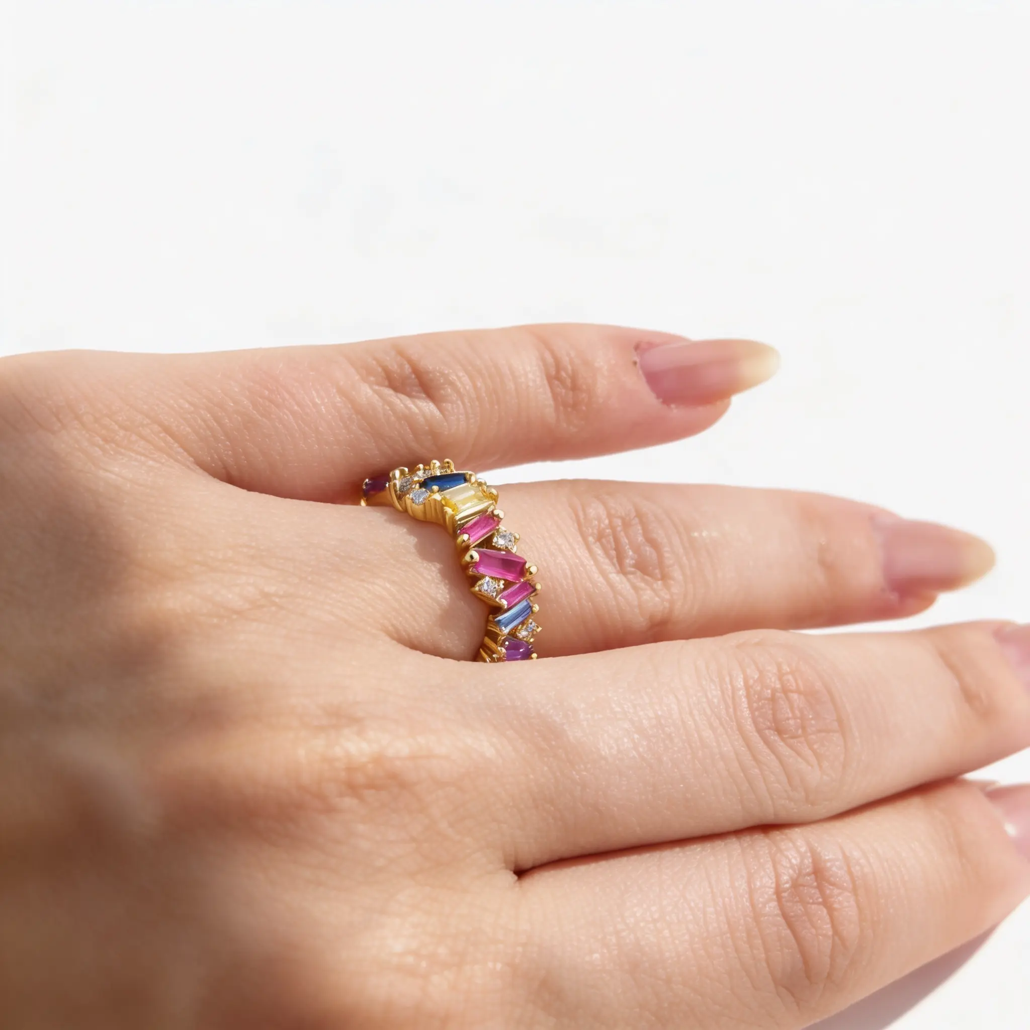 Confetti Baguette Eternity Ring - Image 4
