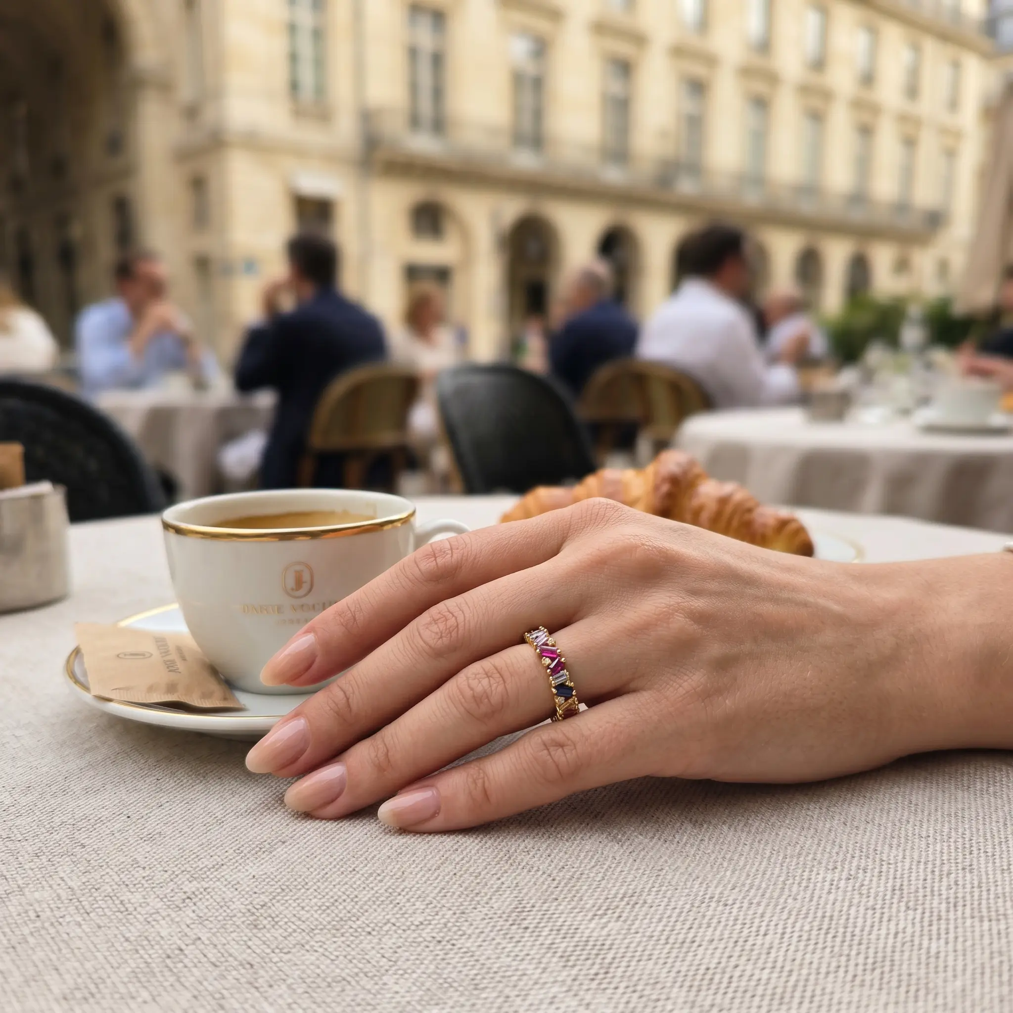 Confetti Baguette Eternity Ring - Image 6