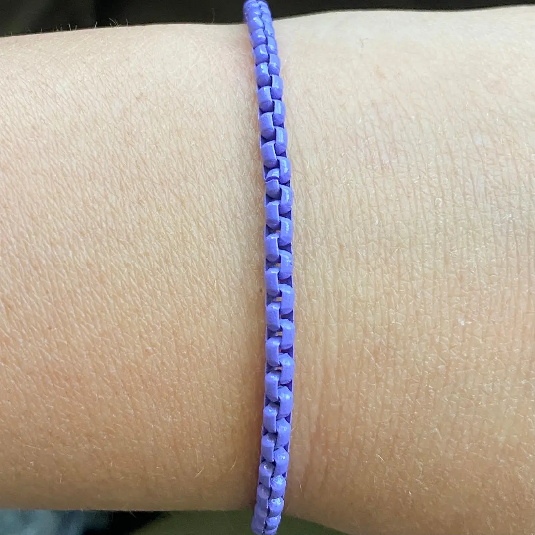Enamel Link Chain Bracelet - Image 13