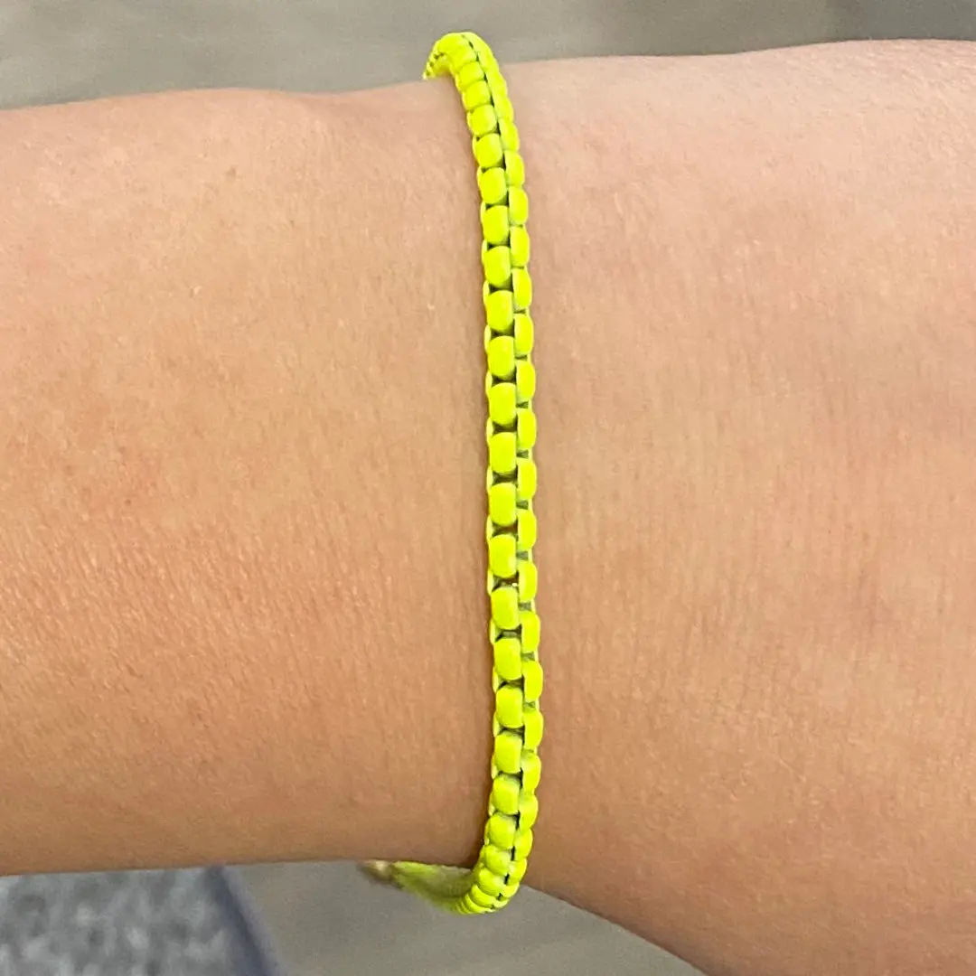 Enamel Link Chain Bracelet - Image 17