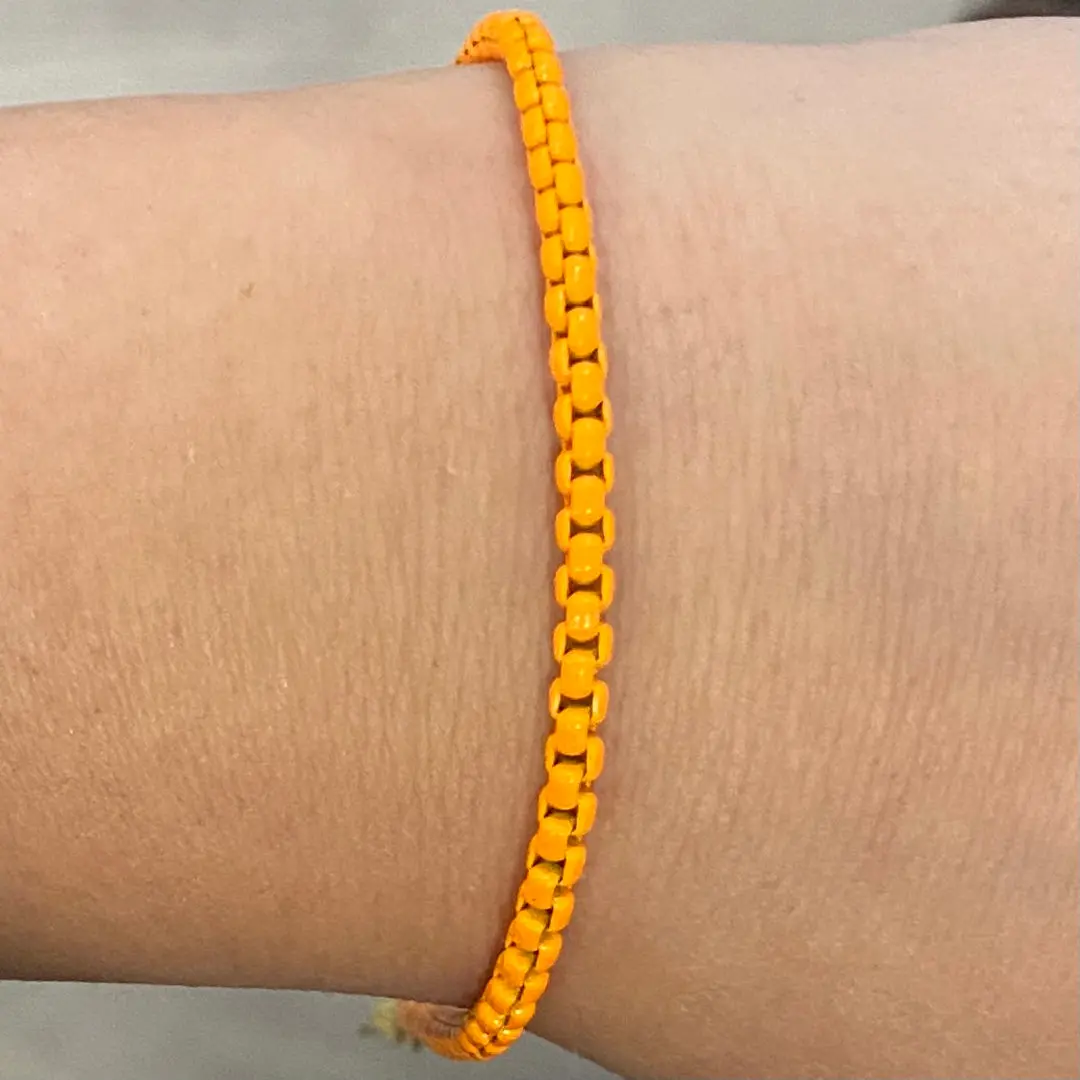 Enamel Link Chain Bracelet - Image 18