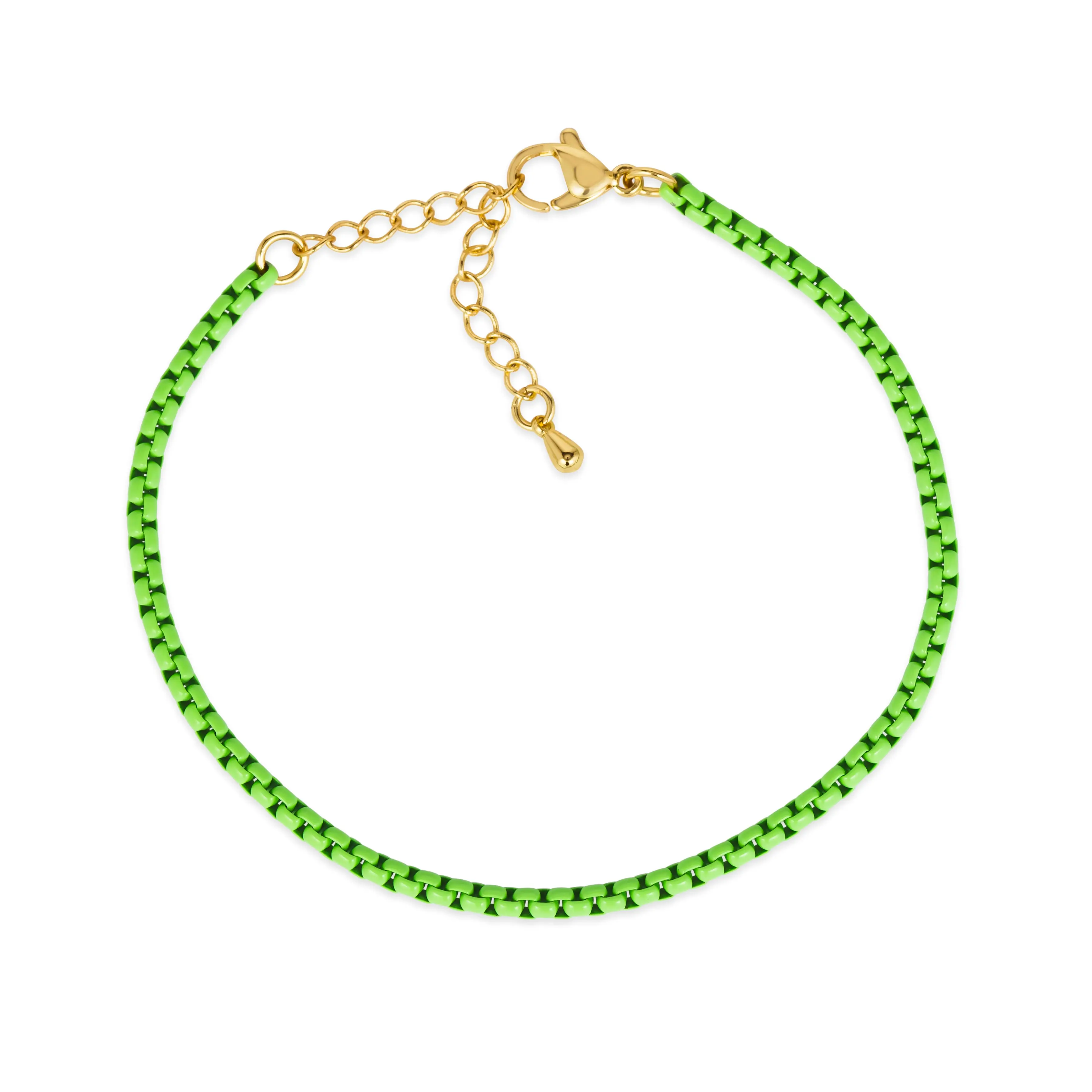 Enamel Link Chain Bracelet - Image 3