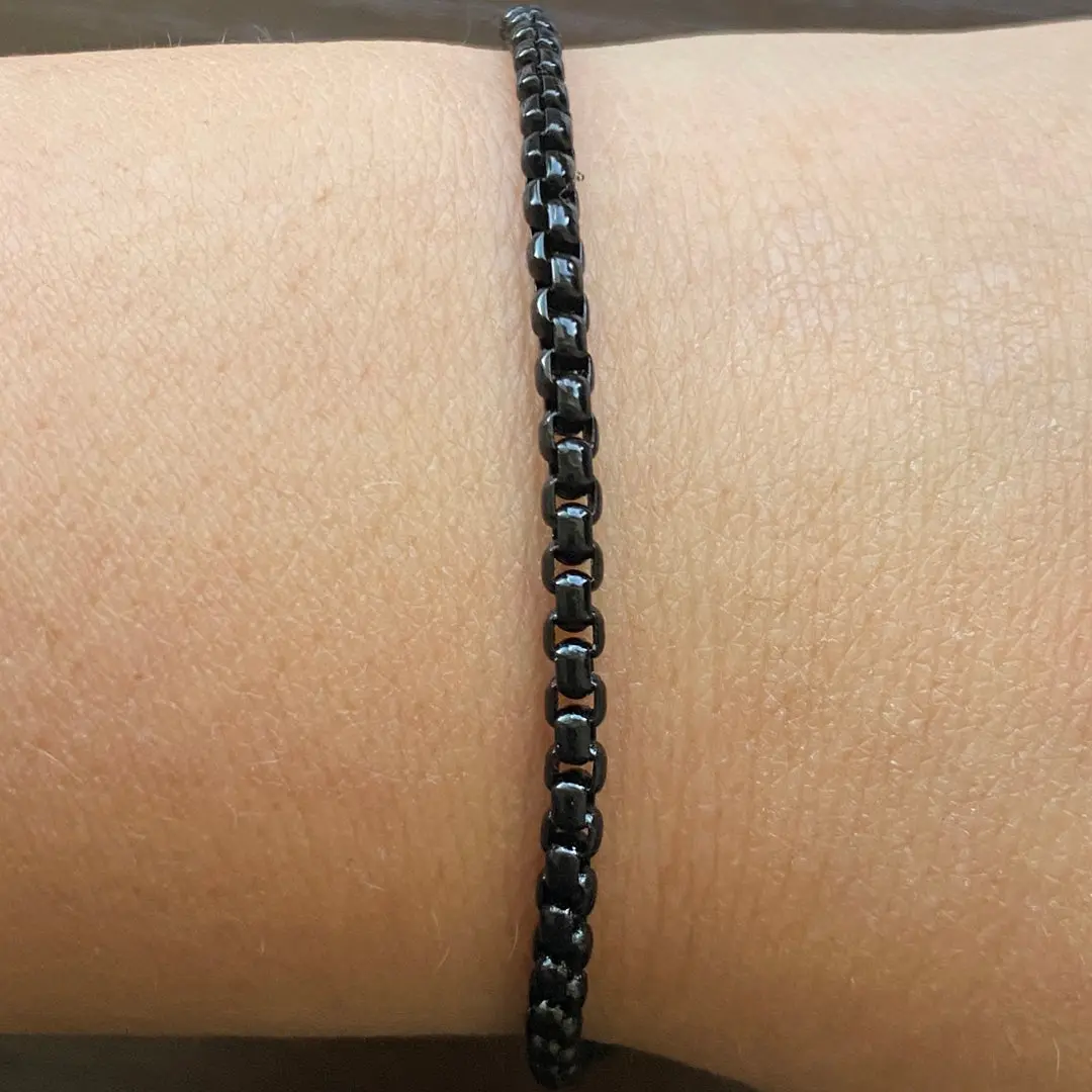 Enamel Link Chain Bracelet - Image 4