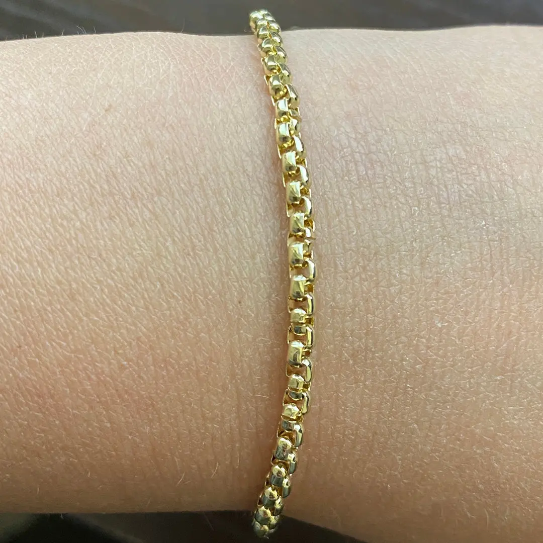 Enamel Link Chain Bracelet - Image 7
