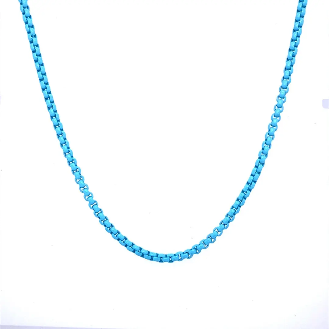 Enamel Link Chain Necklace - Image 16