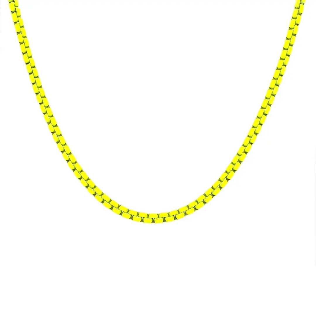 Enamel Link Chain Necklace - Image 24