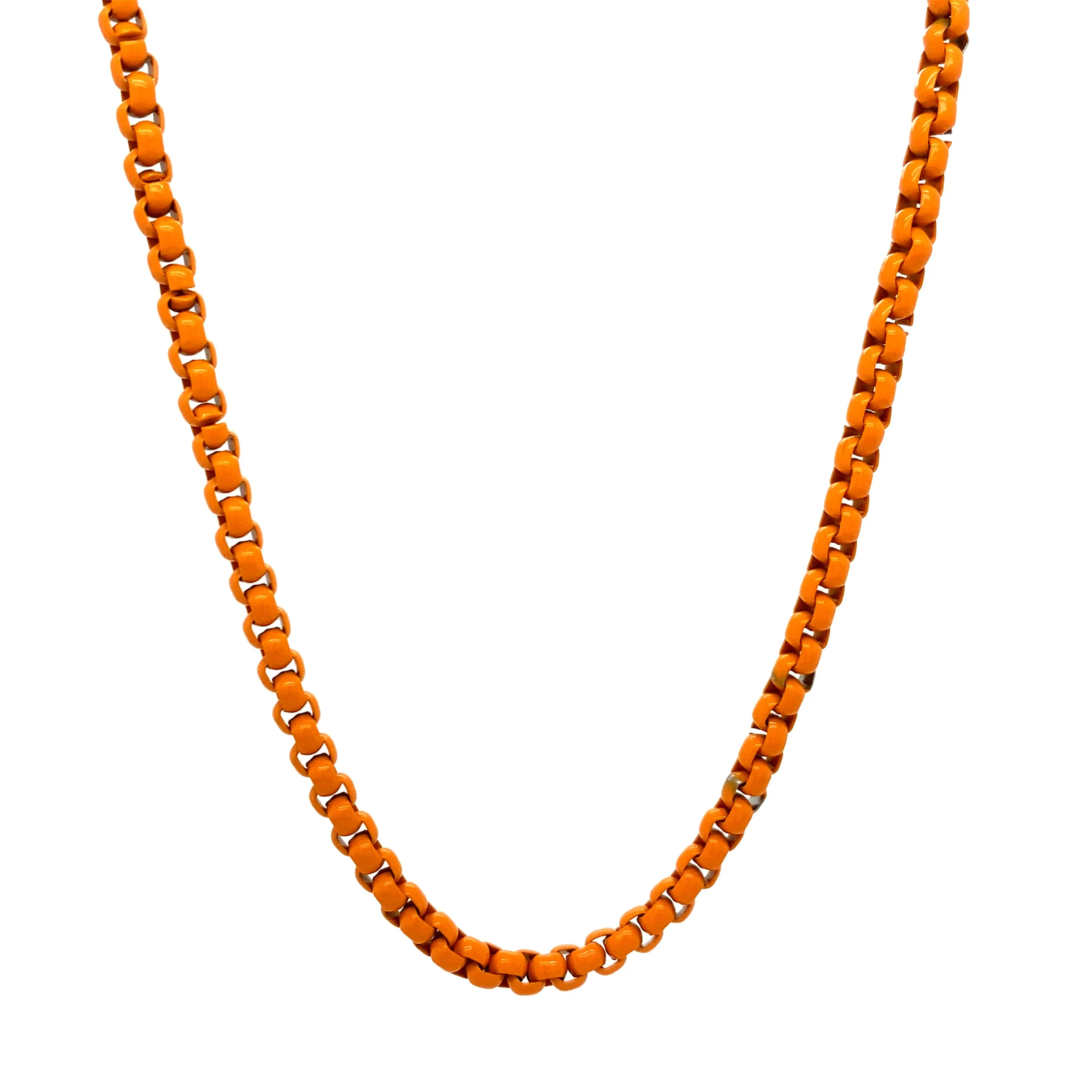 Enamel Link Chain Necklace - Image 27