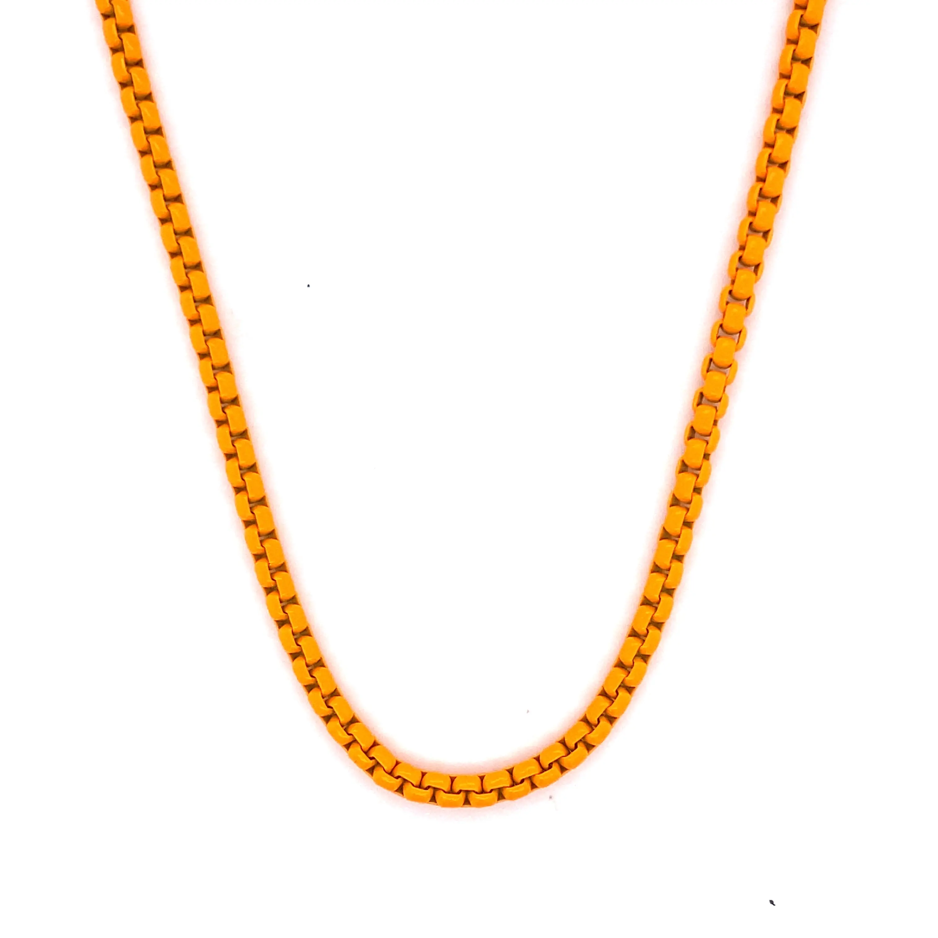 Enamel Link Chain Necklace - Image 7