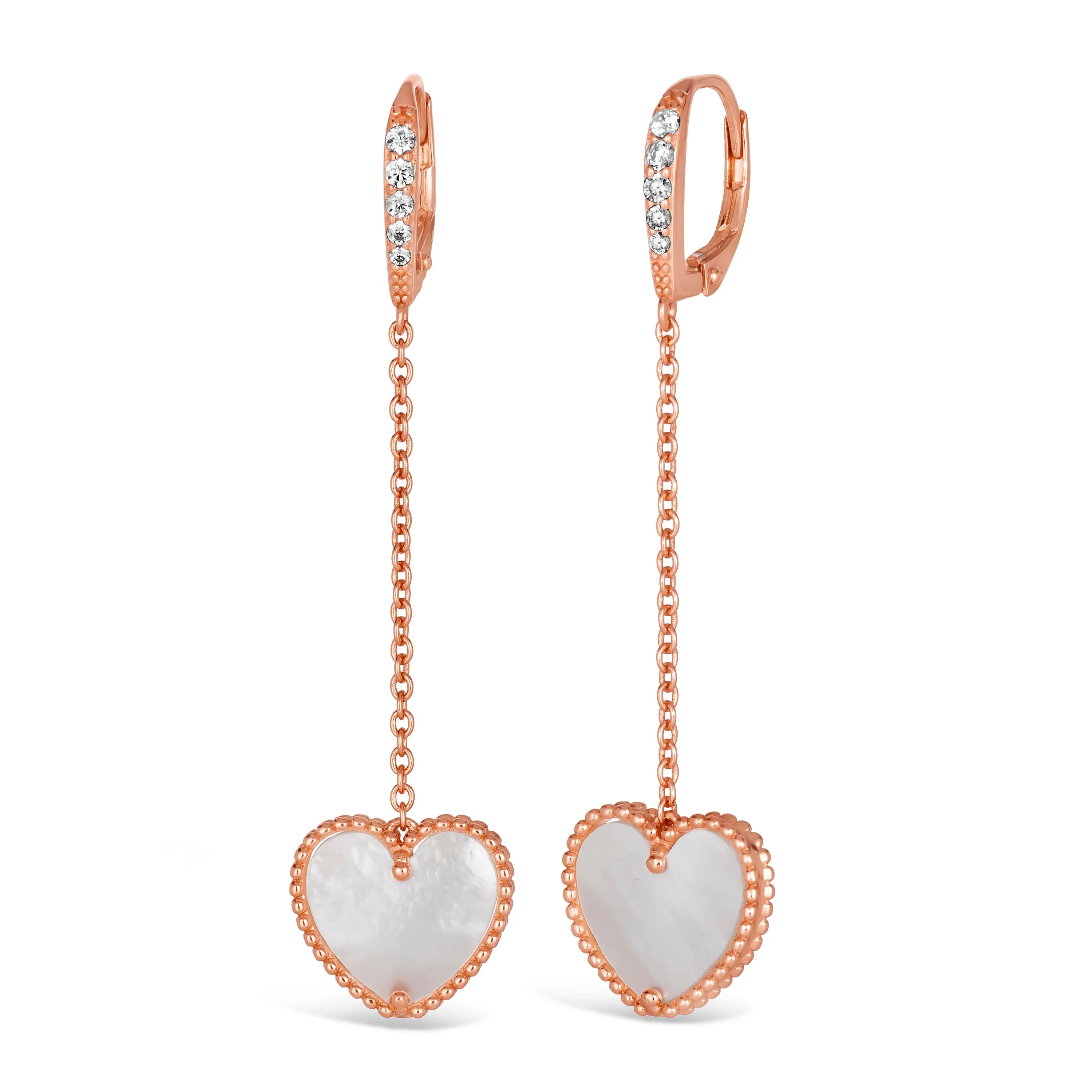 Gem Inlay Motif Earring Dangles - Image 3