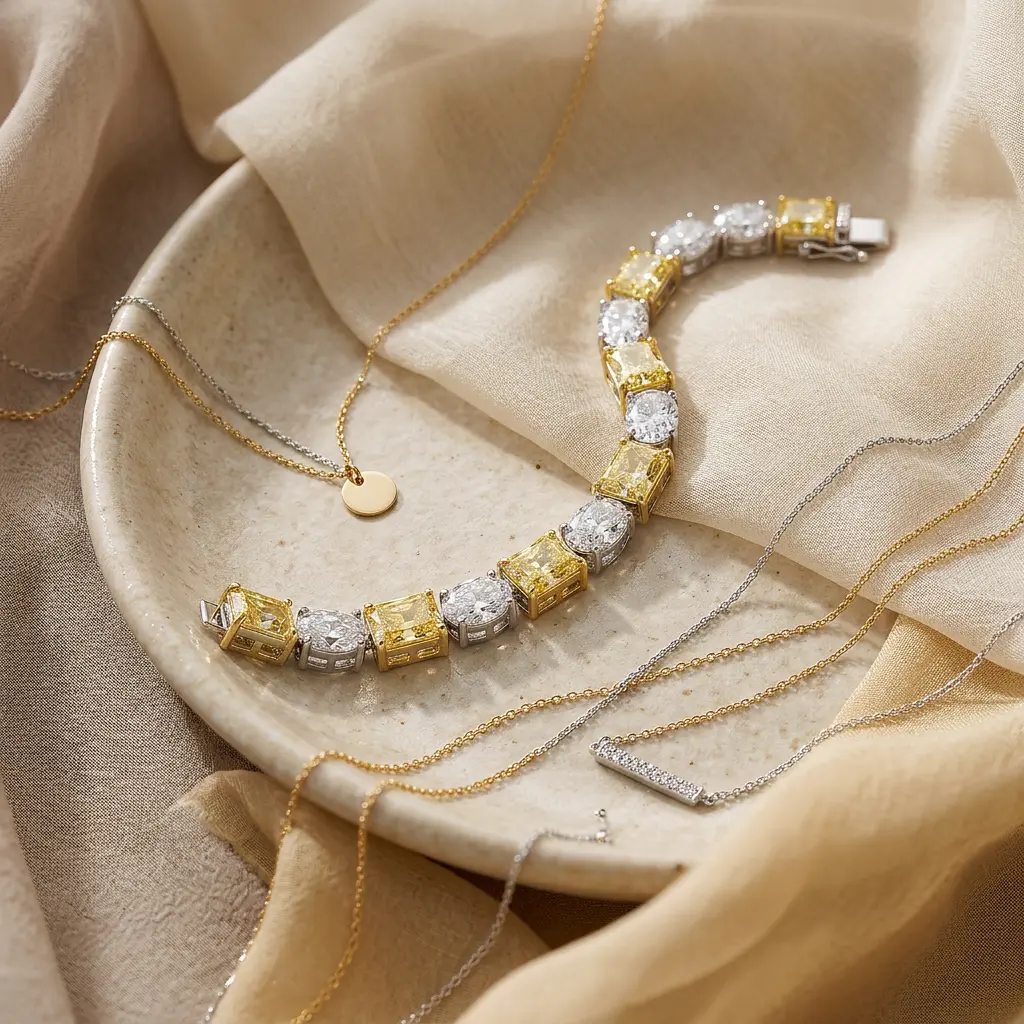 Lizette Canary Yellow Tennis Bracelet - Image 5