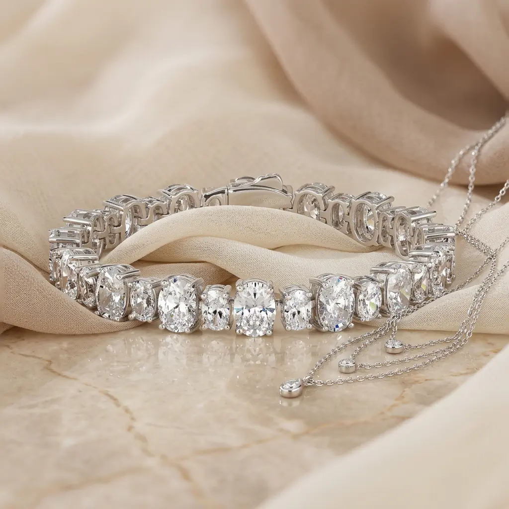Mimi Miami Diamond Crystalline Tennis Bracelet - Image 4