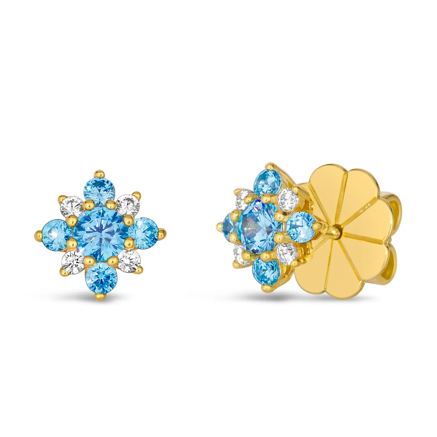 Mini Aster Diamond Crystalline Studs - Image 11