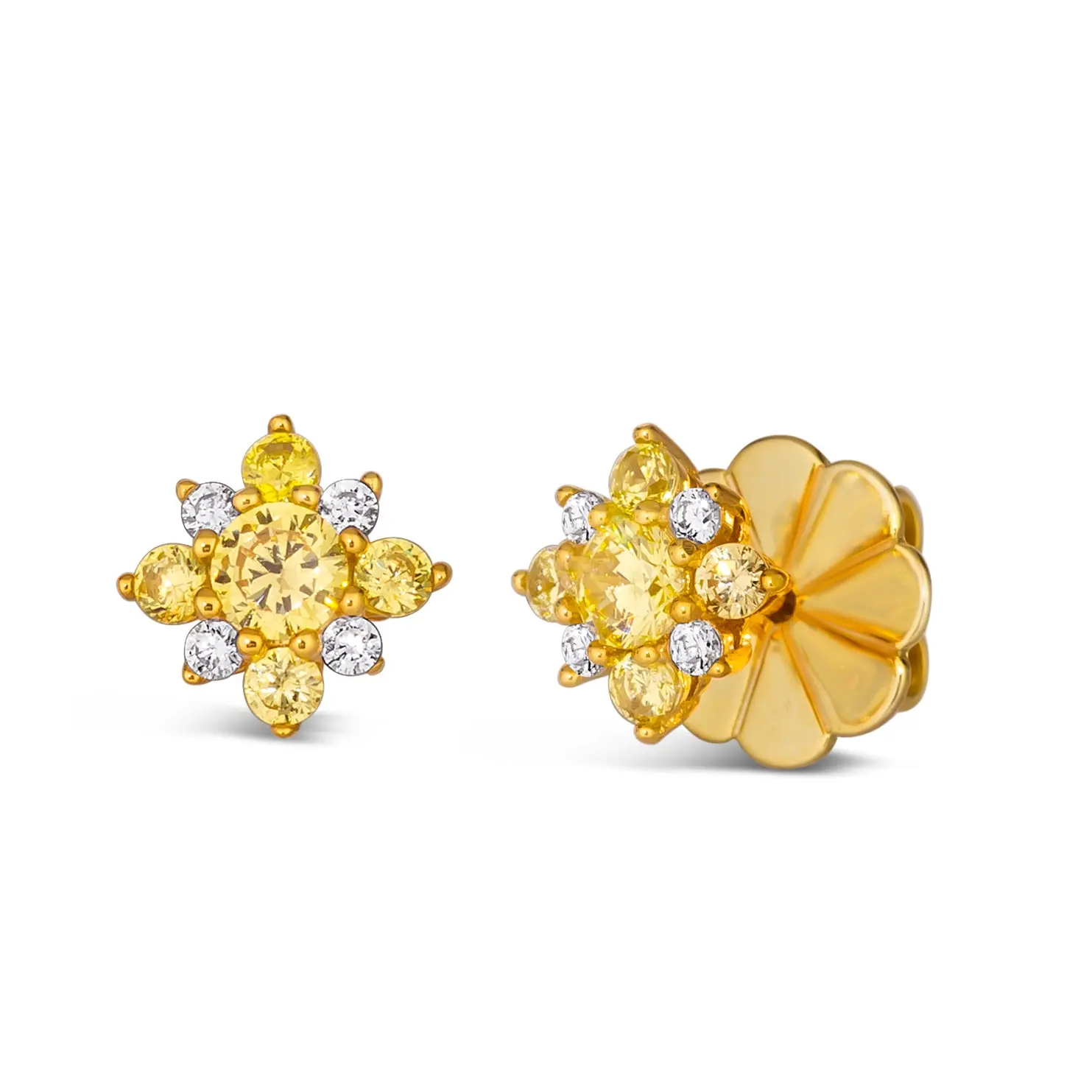 Mini Aster Diamond Crystalline Studs - Image 5