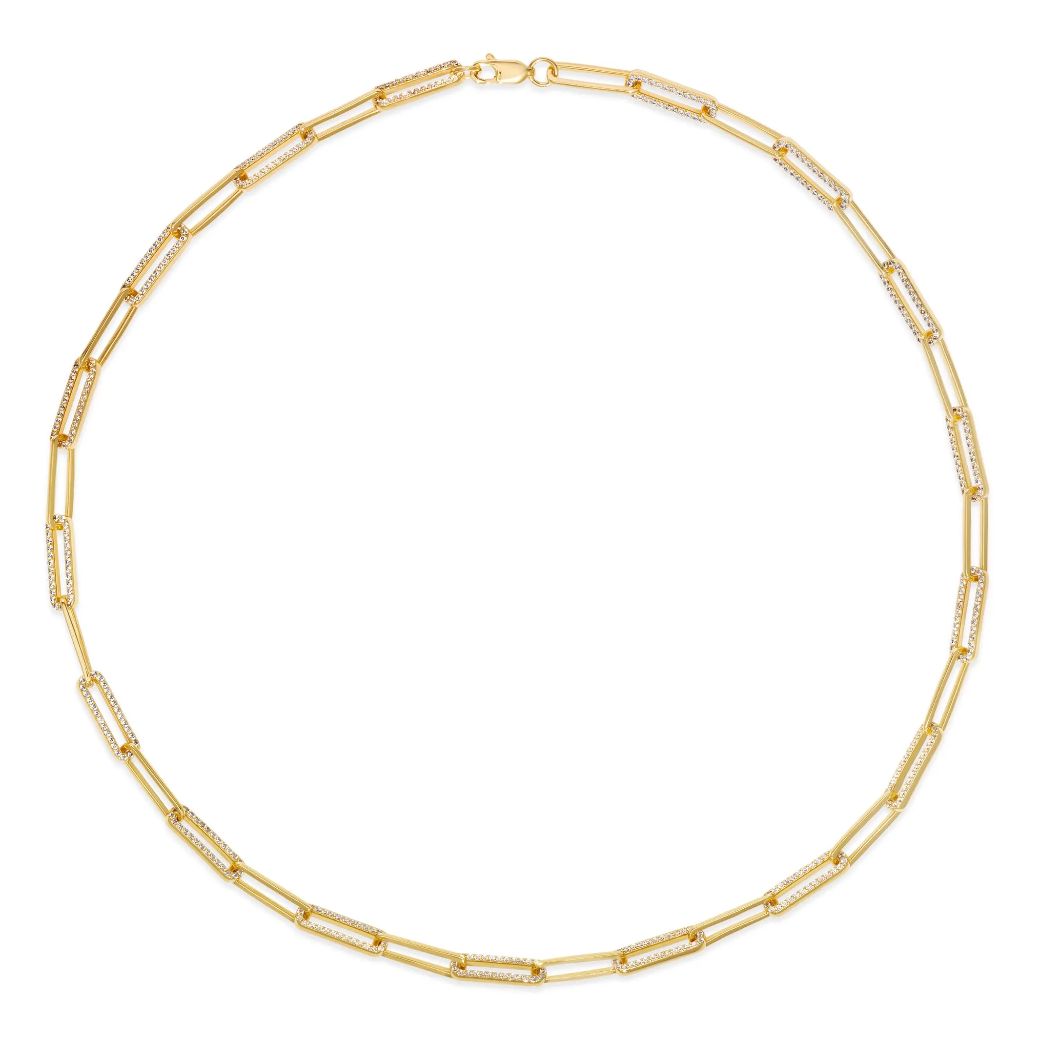 Paloma Paper Clip Necklace - Image 5
