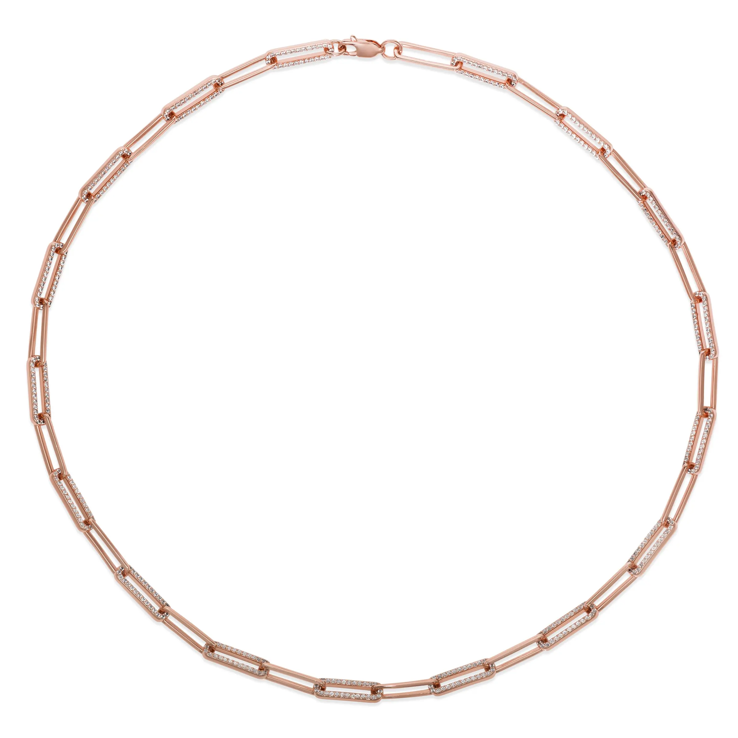Paloma Paper Clip Necklace - Image 6