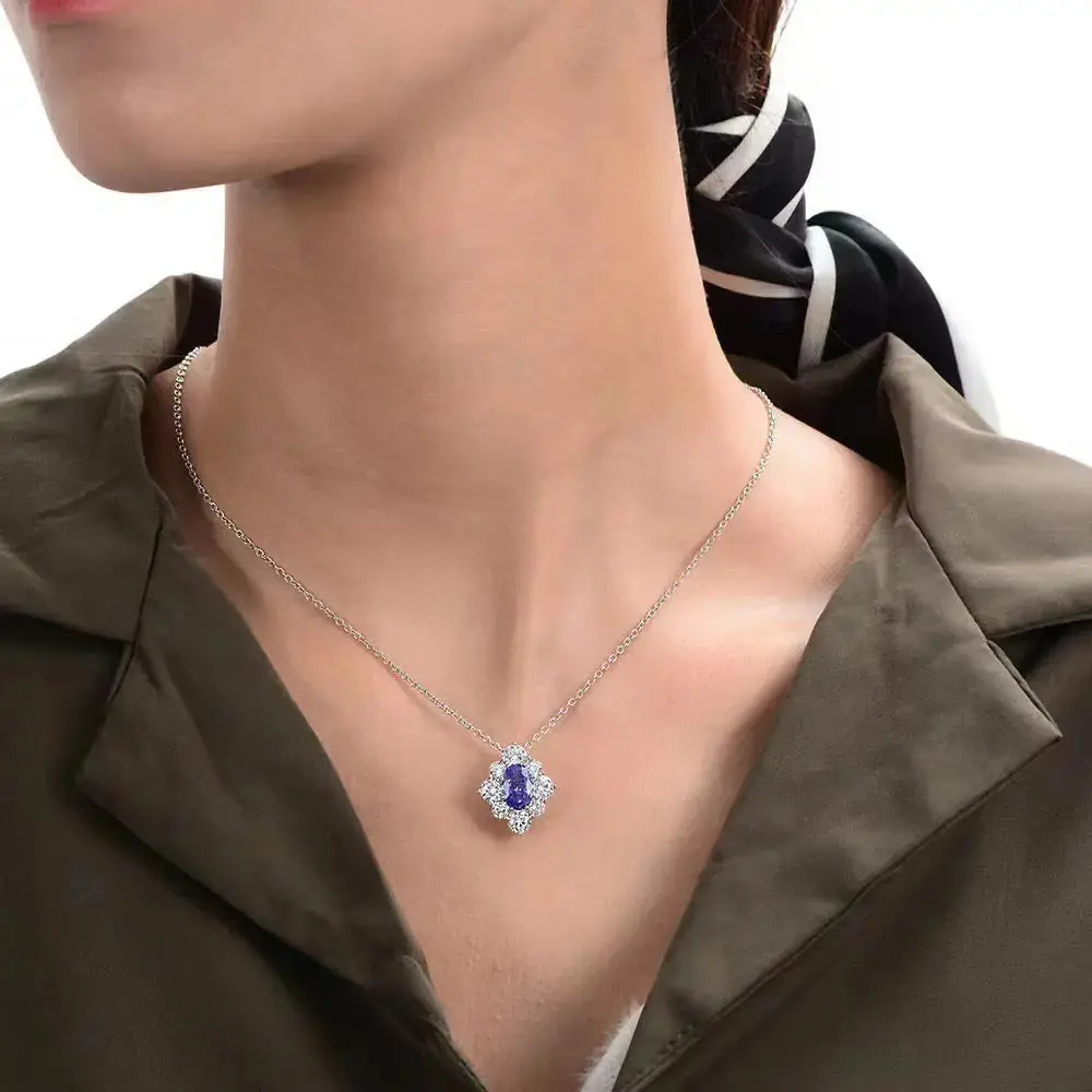 Rodeo Drive Blue Sapphire Necklace - Image 3