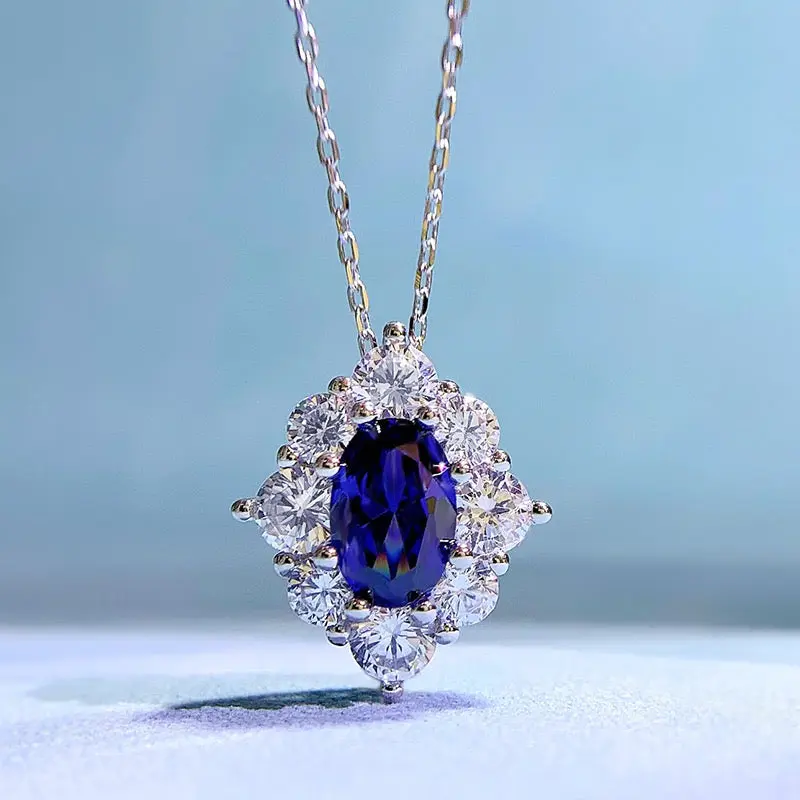 Rodeo Drive Blue Sapphire Necklace - Image 4