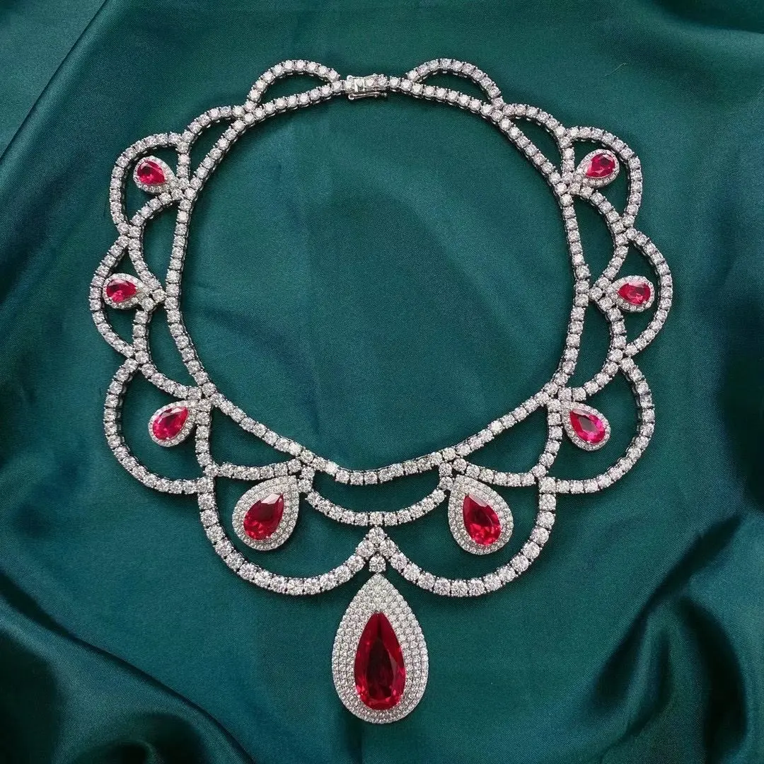 Royal Goddess Ruby Necklace - Image 3