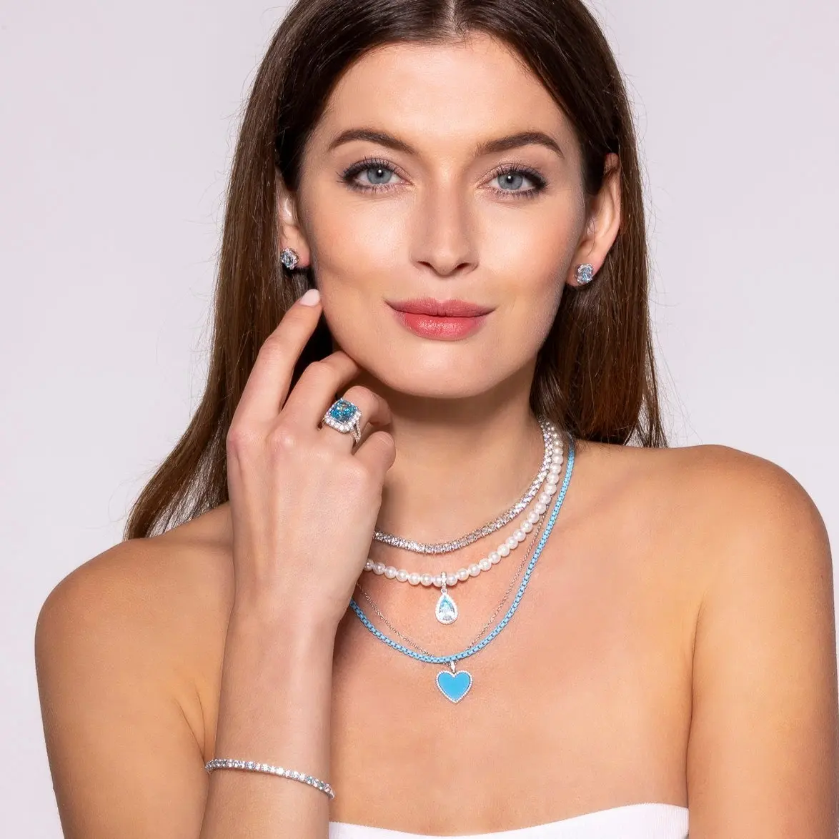 Serenity Aquamarine Cocktail Ring - Image 4